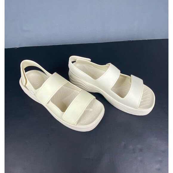 Crocs, Adult, Women's Skyline Sandal size W10 Bone Platform - Picture 8 of 16